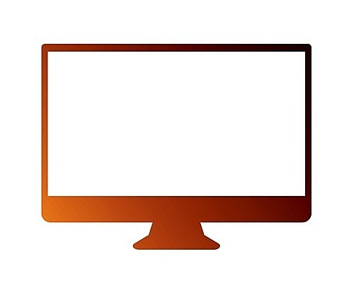 EPS 해외이미지 템플릿 디자인 분홍색 오렌지 일러스트 경사 컴퓨터 디지털 스크린 모니터 텔레비전 흰색 플랫 우아함 영화관 영화 오브젝트 동영상 멀티미디어 고립 엘리먼트 목업 해외202008 해외일러스트 컬러 컨셉 과일 문화예술 전자제품 극장 파일형식 벡터