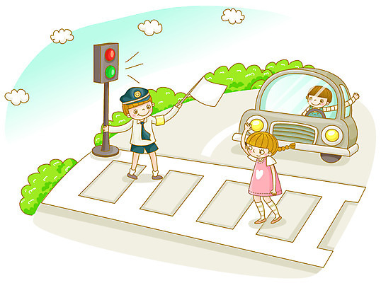 EPS 구름 학생 여자 어린이교육 교육 남자 도로 길 어린이 교통 일러스트 교통시설 자동차 하늘 안전 사람 소녀 소년 야외 세명 손들기 운전 체험학습 운전사 횡단보도 경찰 숲 신호등 신호 교통안전 안전교육 길건너기 스쿨존 어린이만 국내일러스트 자연요소 직업 육상교통 모션 체험 보행로 시설 건너기 파일형식 벡터