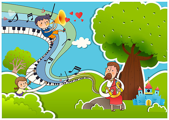 EPS 나무 식물 구름 여자 남자 기독교 종교 어린이 십자가 연주 음표 일러스트 하늘 현악기 여름방학 사랑 사람 소녀 소년 야외 세명 여름 교회 돌_바위 바위 하트 예수 성 건반 나팔 언덕 하프 성경학교 천국 여름성경학교 선악과 국내일러스트 자연요소 모양 건축물 기호 계절 감정 악기 음악 학교 종교건축 방학 건물 신_종교 파일형식 벡터 여름_계절