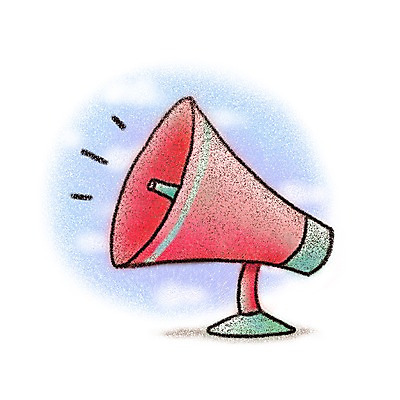 PSD 구름 아이콘 페인터 안내 사람없음 스피커 확성기 알림 오브젝트 초크 2D아이콘 자연요소 음향기기 페인팅 파일형식