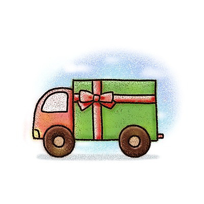 PSD 구름 아이콘 육상교통 자동차 페인터 사람없음 선물상자 쇼핑 트럭 배송 택배 초크 2D아이콘 자연요소 교통수단 페인팅 선물 상자 운송업 파일형식