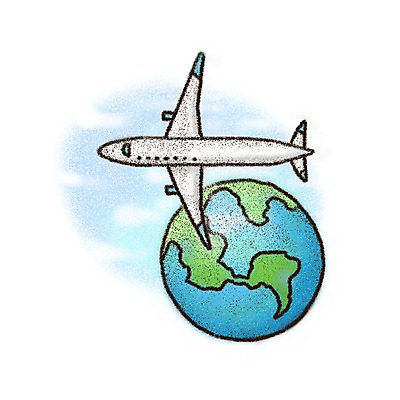 PSD 구름 아이콘 지구 항공교통 페인터 비행기 사람없음 초크 2D아이콘 자연요소 교통수단 페인팅 대중교통 파일형식