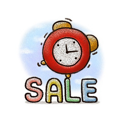 PSD 구름 아이콘 시계 생활용품 페인터 사람없음 쇼핑 세일 자명종 초크 타임세일 2D아이콘 자연요소 페인팅 알람 오브젝트 파일형식