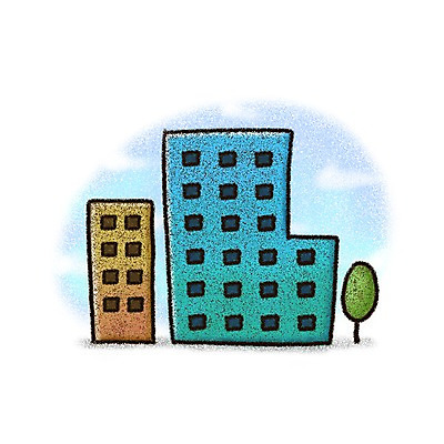 PSD 나무 식물 구름 아이콘 시설물 현대건축 건축 비즈니스 페인터 빌딩 사람없음 건물 초크 2D아이콘 자연요소 건축물 페인팅 파일형식