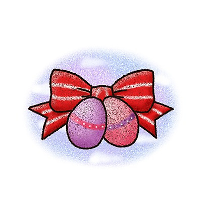 PSD 구름 아이콘 리본 기독교 음식 식재료 페인터 부활절 사람없음 장식 계란 알 초크 2D아이콘 자연요소 기념일 종교 페인팅 파일형식