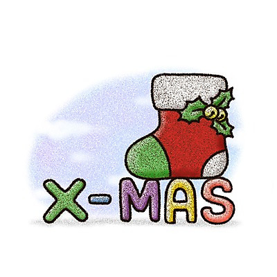 PSD 구름 아이콘 크리스마스장식 크리스마스 페인터 크리스마스용품 양말 사람없음 장식 오브젝트 초크 2D아이콘 자연요소 기념일 페인팅 용품 파일형식