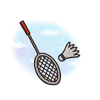 PSD 구름 아이콘 스포츠용품 스포츠 페인터 사람없음 라켓 배드민턴라켓 셔틀콕 초크 배드민턴 2D아이콘 자연요소 페인팅 구기 오브젝트 파일형식