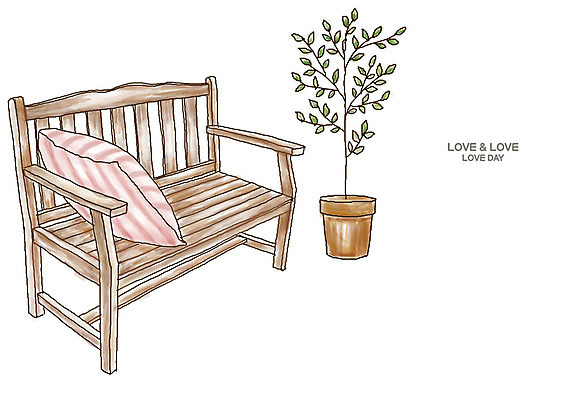 PSD 식물 화분 가구 백그라운드 쿠션 의자 일러스트 실내 사람없음 인테리어 국내일러스트 디자인 생활용품 내부 파일형식