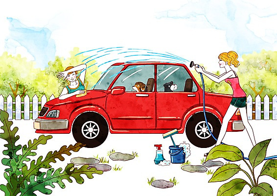 주간 PSD 나무 식물 동물 커플 여자 남자 길 데이트 일러스트 자동차 사랑 사람 야외 두명 울타리 물뿌리개 돌_바위 풀 개 강아지 청소도구 양동이 호스 세차 국내일러스트 자연요소 감정 육상교통 포유류 관계 담장 반려동물 도구 청소 파일형식