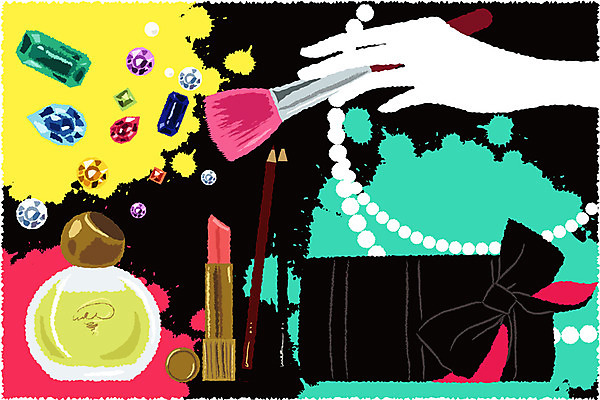 EPS 손 잡화 패션 생활용품 백그라운드 가방 일러스트 장신구 사람없음 신체부위 가로 쇼핑 화장 연필 화장품 립스틱 핸드백 붓 보석 향수 오브젝트 클러치 진주목걸이 쇼핑소품 아이라이너 국내일러스트 목걸이 학용품 사람 필기구 뷰티 광석 진주_보석 파일형식 벡터