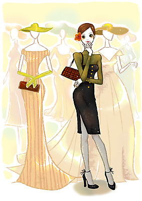 전신 PSD 모자 우먼라이프 드레스 계절 여자 패션 꽃 가방 일러스트 실내 한명 서기 사람 20대 성인 장식 쇼핑 핸드백 가을 마네킹 옷가게 여자만 여자한명만 성인여자만 청년만 청년여자만 성인한명만 청년여자한명만 성인여자한명만 성인만 국내일러스트 식물 1 라이프스타일 잡화 옷 모션 청년 내부 상점 파일형식