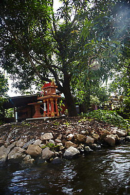 포토 JPG 주간 나무 식물 해외기획촬영 해외 건축물 나라 아시아 외국문화 해외여행 여행 기획촬영 2009년태국 태국 태국문화 사람없음 야외 관광지 강 동남아시아 돌_바위 그늘 수상가옥 지명 국내포토 자연요소 동양문화 건축 문화 주택 파일형식