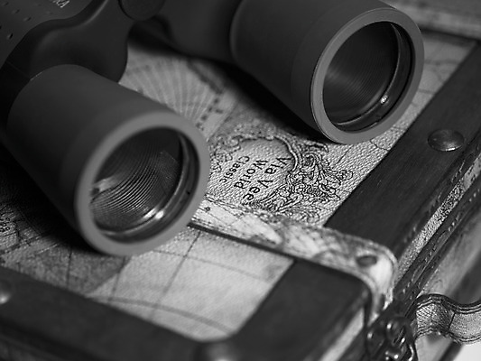 포토 JPG 과학 여행 가방 흑백 사람없음 여행가방 망원경 여행용품 국내포토 잡화 촬영기법 오브젝트 파일형식