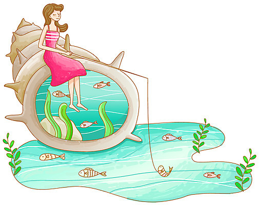 EPS 전신 동물 원피스 여자 일러스트 상상 낚시 어패류 어류 한명 들기 사람 앉기 20대 성인 라이프 판타지 민소매 돌_바위 바위 물가 개울 낚싯대 소라 고둥 여름라이프 여자만 여자한명만 성인여자만 청년만 청년여자만 성인한명만 청년여자한명만 성인여자한명만 성인만 국내일러스트 1 라이프스타일 옷 상의 모션 레저 풍경 청년 생활 강 수중동물 낚시용품 파일형식 벡터 여름_계절