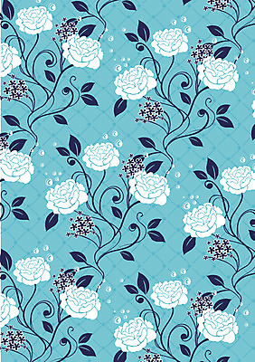 EPS 꽃 백그라운드 꽃무늬 패턴 일러스트 사람없음 공기방울 격자 국내일러스트 식물 무늬 파일형식 벡터