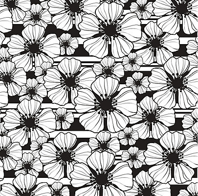 EPS 꽃 백그라운드 꽃무늬 패턴 일러스트 사람없음 국내일러스트 식물 무늬 파일형식 벡터