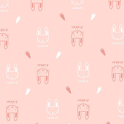 EPS 분홍색 백그라운드 패턴 일러스트 사람없음 고양이 당근 토끼 팬시패턴 국내일러스트 컬러 무늬 포유류 뿌리채소 반려동물 파일형식 벡터