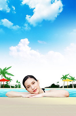 주간 PSD 나무 구름 모델 편집이미지 여자 얼굴 포즈 백그라운드 하늘 휴가 휴식 수영장 한명 사람 상반신 20대 성인 야외 여름 여름휴가 바캉스 야자수 파라솔 여자만 여자한명만 성인여자만 청년만 청년여자만 성인한명만 청년여자한명만 성인여자한명만 성인만 이미지편집 자연요소 식물 1 계절 컨셉 청년 신체부위 파일형식 여름_계절