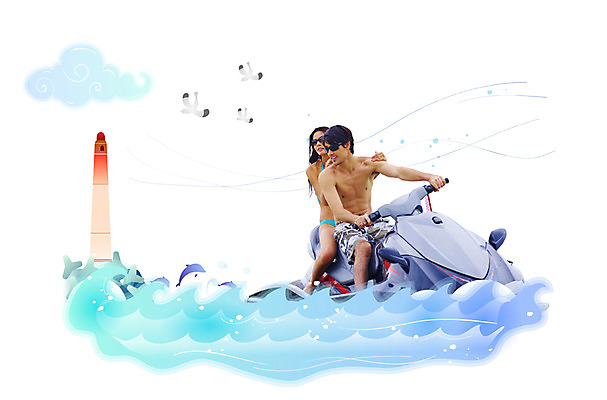 주간 PSD 구름 편집이미지 커플 여자 남자 수영복 물결 파도 바다 백그라운드 갈매기 조류 레저 휴가 휴식 등대 사랑 사람 앉기 상반신 야외 두명 여름 여름휴가 바캉스 비키니 선글라스 수상스포츠 돌고래 제트스키 이미지편집 자연요소 동물 옷 계절 감정 안경 스포츠 컨셉 포유류 관계 모션 수중동물 파일형식 여름_계절