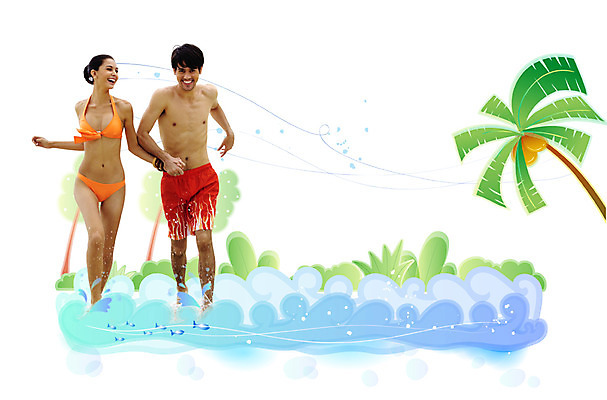 주간 전신 PSD 나무 편집이미지 커플 여자 남자 수영복 물결 파도 바다 백그라운드 팔찌 휴가 휴식 사랑 어류 서기 사람 야외 두명 여름 여름휴가 바캉스 비키니 야자수 달리기 귀걸이 이미지편집 자연요소 식물 옷 계절 감정 컨셉 장신구 관계 모션 수중동물 파일형식 여름_계절