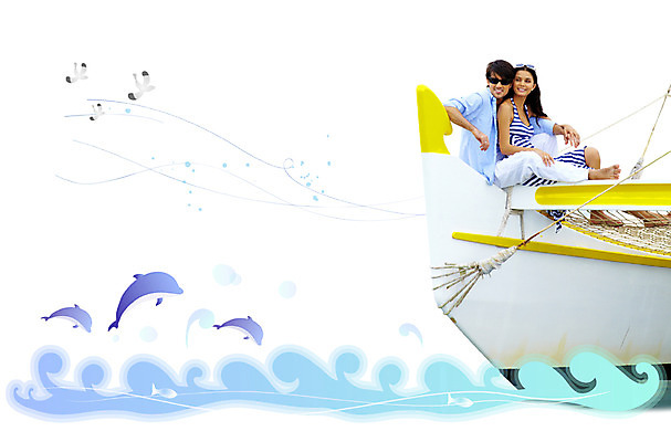 주간 PSD 편집이미지 커플 원피스 여자 남자 물결 파도 바다 백그라운드 셔츠 요트 갈매기 조류 휴가 휴식 사랑 사람 상반신 야외 두명 여름 여름휴가 바캉스 선글라스 돌고래 흰바지 선박 이미지편집 자연요소 동물 옷 계절 감정 안경 컨셉 수상교통 상의 배_교통 바지 포유류 관계 수중동물 파일형식 여름_계절