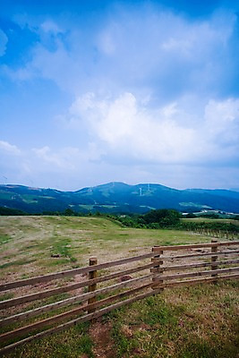 포토 JPG 주간 나무 식물 구름 백그라운드 자연 하늘 산 풍경 잔디 초원 사람없음 야외 울타리 목장 에너지 풍력에너지 언덕 국내포토 자연요소 담장 그린에너지 생태계 파일형식