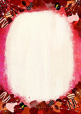 PSD 기념일 음식 백그라운드 일러스트 디저트 발렌타인데이 이벤트 사람없음 세로 초콜릿 공백 알림 국내일러스트 데이이벤트 파일형식