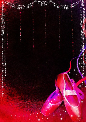 PSD 잡화 백그라운드 신발 일러스트 이벤트 사람없음 세로 공백 알림 발레 토슈즈 국내일러스트 춤 파일형식