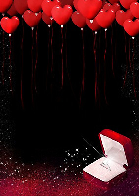 PSD 잡화 백그라운드 프로포즈 일러스트 장신구 이벤트 사람없음 세로 반짝임 공백 하트 반지 보석 알림 다이아몬드 풍선 보석함 국내일러스트 모양 모션 광석 파일형식