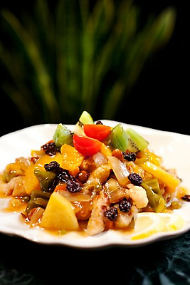 포토 JPG 그릇 접시 음식 실내 사람없음 세로 중식 안주 탕수육 국내포토 식기 내부 파일형식