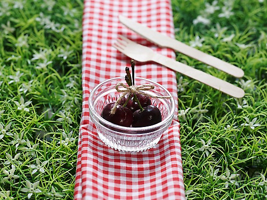 포토 JPG 식물 열매 음식 포크 과일 실내 잔디 사람없음 아웃포커스 가로 체리 나이프 천 인조잔디 국내포토 식기 촬영기법 내부 직물 칼 파일형식