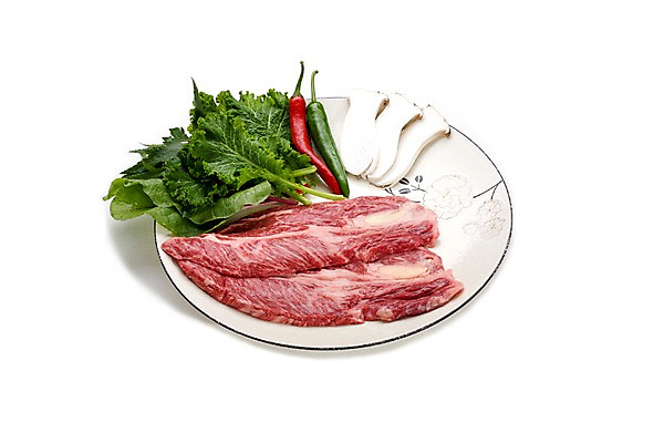 포토 JPG 그릇 접시 채소 식재료 고추 실내 생고기 육류 누끼 사람없음 가로 버섯 소고기 상추 쌈 홍고추 한우 풋고추 송이버섯 등심 국내포토 식기 내부 파일형식