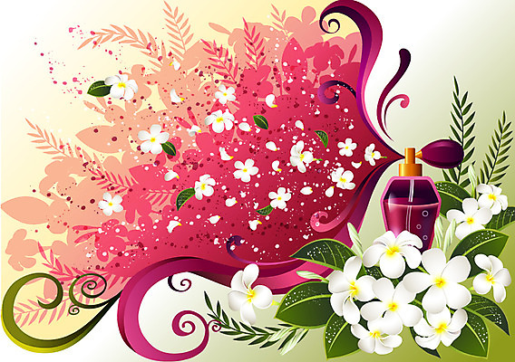 EPS 식물 꽃 컬러 백그라운드 일러스트 자연 사람없음 컬러풀 향수 팝아트 국내일러스트 화장품 그림 생태계 파일형식 벡터