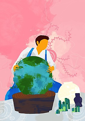 PSD 남자 지구 일러스트 비즈니스 한명 사람 빌딩 20대 성인 건물 글로벌비즈니스 도시 도자기 도자기공예 물레 남자만 남자한명만 성인남자만 청년만 청년남자만 청년남자한명만 성인한명만 성인남자한명만 성인만 국내일러스트 1 건축물 청년 글로벌 공예 파일형식