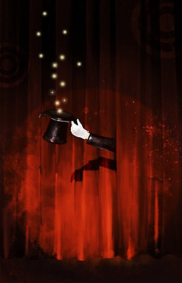 PSD 모자 손 잡화 포스터 문화 예술 백그라운드 일러스트 문화예술 조명 신체부위 공연 마술 커튼 마술사모자 공연포스터 국내일러스트 모자_잡화 사람 이벤트 파일형식