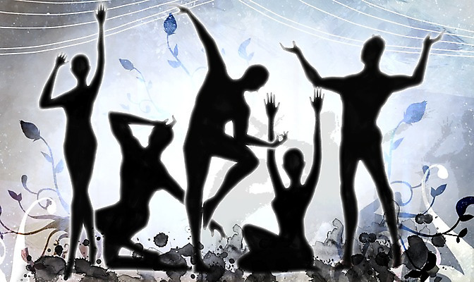 PSD 여자 남자 실루엣 포스터 문화 예술 백그라운드 일러스트 문화예술 사람 여러명 공연 댄서 무대 춤 현대무용 공연포스터 국내일러스트 직업 다수 촬영기법 이벤트 파일형식