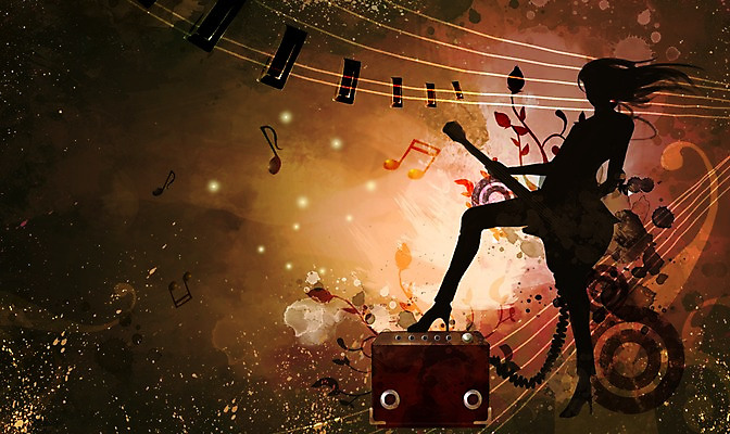 PSD 여자 실루엣 포스터 문화 예술 백그라운드 연주 음표 일러스트 문화예술 한명 사람 20대 성인 공연 건반 일렉기타 오선지 락 앰프 록 공연포스터 여자만 여자한명만 성인여자만 청년만 청년여자만 성인한명만 청년여자한명만 성인여자한명만 성인만 국내일러스트 1 기호 음악 음향기기 촬영기법 이벤트 청년 기타 악보 로큰롤 오선 파일형식