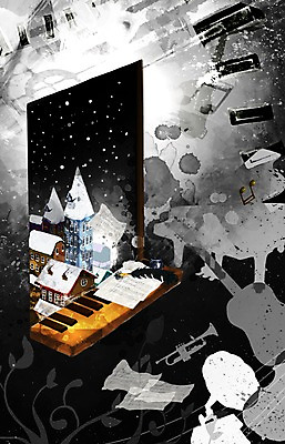 PSD 포스터 문화 예술 악기 음악 백그라운드 음표 일러스트 창문 현악기 문화예술 주택 관악기 사람없음 건물 공연 기타 눈 레코드 건반 피아노 건반악기 색소폰 악보 번짐 트럼펫 축음기 공연포스터 깃펜 국내일러스트 자연요소 건축물 기호 음향기기 날씨 이벤트 골동품 음반 목관악기 금관악기 파일형식 효과