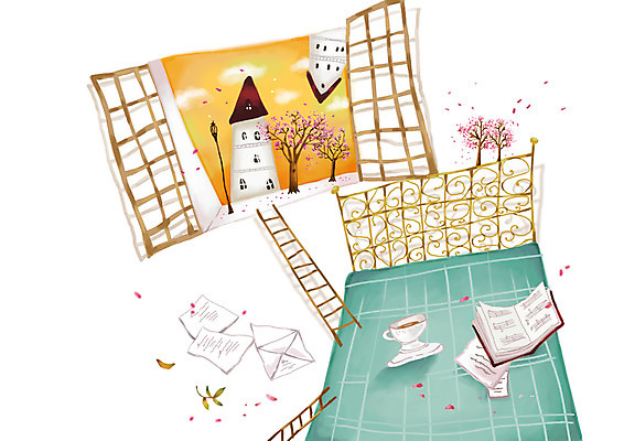 PSD 나무 식물 구름 공공시설 종이 커피 가구 백그라운드 낙엽 가로등 일러스트 사다리 창문 하늘 나뭇잎 편지봉투 조명 주택 사람없음 건물 책 가로 침대 커피잔 편지 배경삽화 국내일러스트 자연요소 건축물 음료 생활용품 잎 봉투 잔 도구 시설 파일형식