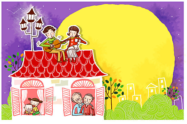 EPS 나무 공공시설 여자 할아버지 노년 남자 행복 할머니 어린이 악기 연주 가로등 일러스트 창문 가족 엄마 현악기 조명 대가족 주택 프레임 사랑 사람 소녀 이벤트 여러명 건물 부모 공백 보름달 달 기타 아기 신생아 커튼 아빠 개 강아지 야간 국내일러스트 자연요소 식물 건축물 감정 음악 다수 포유류 관계 성인 반려동물 시설 파일형식 벡터