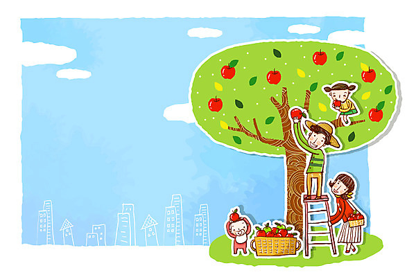 EPS 주간 구름 여자 남자 어린이 백그라운드 일러스트 사다리 가족 엄마 협력 프레임 사랑 사람 소녀 이벤트 빌딩 여러명 야외 건물 부모 소풍 바구니 농사 공백 수확 아기 신생아 아빠 사과 과수원 사과나무 국내일러스트 자연요소 나무 건축물 감정 다수 농업 과일 관계 야외활동 도구 파일형식 벡터