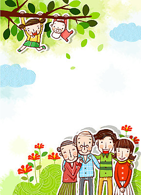 EPS 주간 구름 여자 할아버지 노년 남자 꽃 행복 할머니 어린이 백그라운드 일러스트 가족 포옹 엄마 어깨동무 나뭇잎 대가족 사랑 사람 소녀 이벤트 여러명 야외 부모 공백 나뭇가지 아기 신생아 아빠 동란 국내일러스트 자연요소 나무 식물 감정 포즈 다수 잎 관계 안기 성인 파일형식 벡터