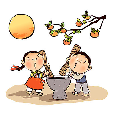 EPS 식물 캐릭터 계절 여자 명절 남자 어린이 일러스트 자연 전통캐릭터 감 사람 동양인 소녀 소년 야외 두명 추석 보름달 달 가을 전통의상 한복 감나무 절구 절굿공이 어린이만 국내일러스트 일러캐릭터 자연요소 나무 한국전통 전통 기념일 과일 인종 도구 생태계 파일형식 벡터