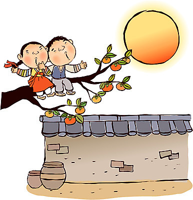 EPS 나무 식물 캐릭터 계절 여자 명절 남자 어린이 일러스트 자연 전통캐릭터 기와 감 사람 동양인 소녀 소년 야외 두명 담장 추석 보름달 달 가을 항아리 야간 전통의상 한복 감나무 어린이만 국내일러스트 일러캐릭터 자연요소 한국전통 전통 기념일 과일 인종 도자기 생태계 파일형식 벡터