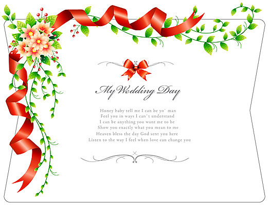 EPS 식물 템플릿 꽃 리본 선 줄기 결혼 백그라운드 잎 패턴 카드템플릿 꽃백그라운드 프레임 틀 사람없음 장식 청첩장 이미지템플릿 카드프레임 무늬 카드_감사 이벤트 파일형식 벡터