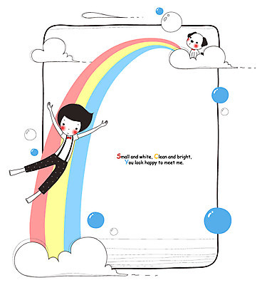 EPS 동물 구름 남자 어린이 무지개 일러스트 상상 청소년 프레임 한명 사람 소년 10대 판타지 물방울 개 강아지 미끄럼틀 공기방울 프레임일러스트 남자만 남자한명만 십대만 십대남자만 십대남자한명만 국내일러스트 자연요소 1 포유류 반려동물 놀이기구 파일형식 벡터