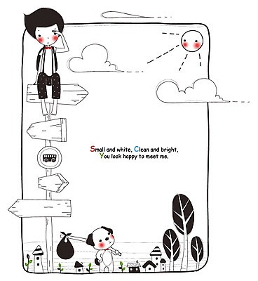 EPS 나무 동물 구름 남자 어린이 여행 잎 일러스트 배낭 청소년 주택 프레임 한명 사람 소년 건물 10대 태양 표지판 막대기 개 강아지 프레임일러스트 남자만 남자한명만 십대만 십대남자만 십대남자한명만 국내일러스트 자연요소 식물 1 건축물 가방 포유류 알림판 반려동물 파일형식 벡터