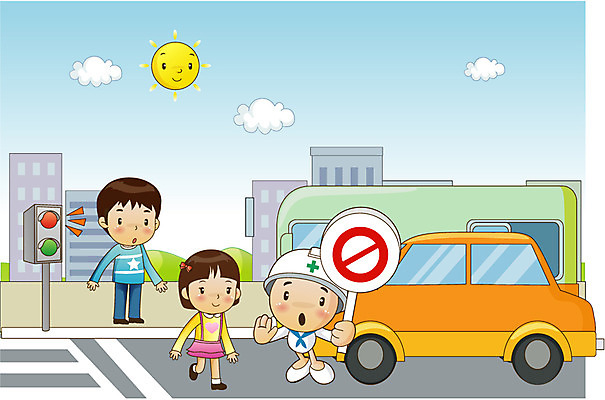 EPS 주간 구름 캐릭터 여자 남자 도로 길 어린이 일러스트 교통시설 자동차 버스 경고 안전 사람 소녀 빌딩 소년 야외 건물 가로 세명 태양 팻말 금지 횡단보도 정지 안전모 신호등 사회이슈 생활안전 안전수칙 조심 적신호 스쿨존 어린이만 국내일러스트 일러캐릭터 자연요소 건축물 육상교통 교통 컨셉 모션 대중교통 프레임 보행로 헬멧 안전장비 시설 파일형식 벡터