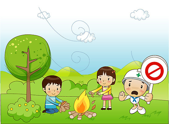 EPS 주간 나무 캐릭터 여자 남자 어린이 낙엽 일러스트 바람 산 경고 안전 사람 소녀 소년 야외 가로 세명 팻말 금지 안전모 모닥불 사회이슈 화재 생활안전 안전수칙 조심 산불 불장난 어린이만 국내일러스트 일러캐릭터 자연요소 식물 컨셉 잎 불 날씨 프레임 헬멧 안전장비 사건 파일형식 벡터