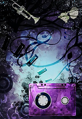 PSD 포스터 문화 예술 악기 백그라운드 음표 일러스트 문화예술 관악기 사람없음 공연 카세트테이프 레코드 건반 오브젝트 테이프 트럼펫 축음기 공연포스터 국내일러스트 기호 음악 음향기기 문구용품 이벤트 골동품 음반 금관악기 파일형식